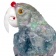 Попугай полностью из натуральных камней « Panchito»