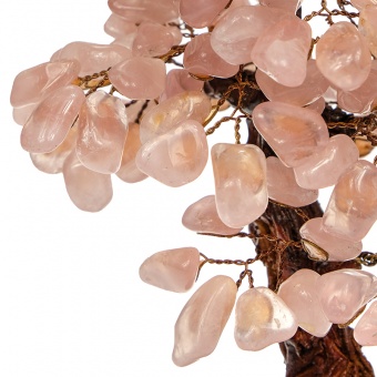 Дерево счастья из розового кварца «Сакура»