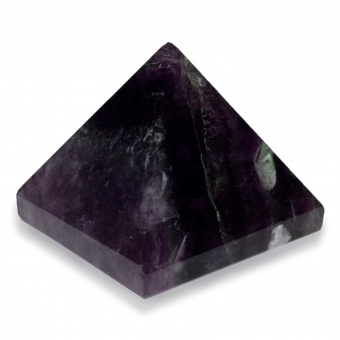 Пирамидка из натурального камня флюорит
